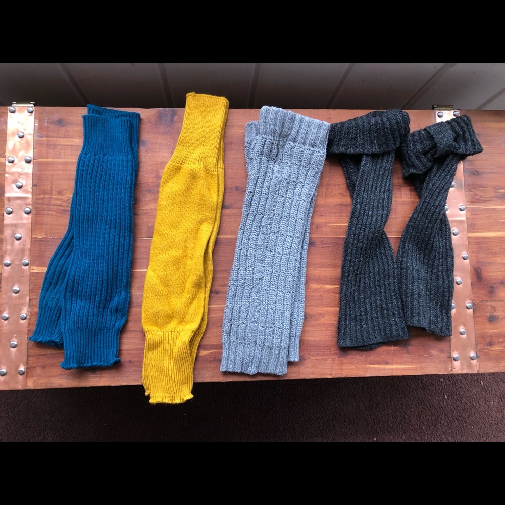 Set of 4 leg warmers